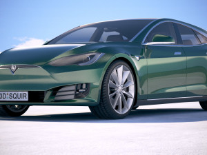 Tesla Model S Shooting Brake 2019 3D 模型
