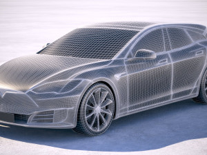 Tesla Model S Shooting Brake 2019 3D 模型
