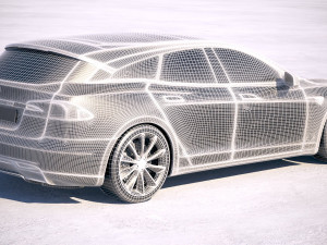 Tesla Model S Shooting Brake 2019 3D 模型