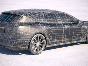 Tesla Model S Shooting Brake 2019 3D 模型
