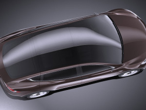 Tesla Model X 2015 vray 3D 模型