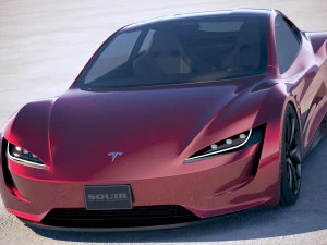 Tesla Roadster 2020 3D Model