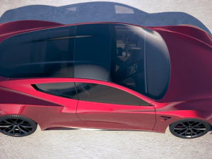 Tesla Roadster 2020 3D Model