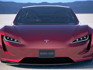 Tesla Roadster 2020 3D Model