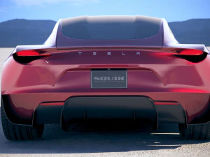 Tesla Roadster 2020 3D Model