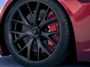 Tesla Roadster 2020 3D Model