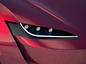 Tesla Roadster 2020 3D Model