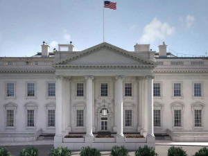 El complejo de la Casa Blanca Modelo 3D