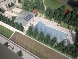 El complejo de la Casa Blanca Modelo 3D