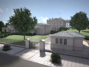 El complejo de la Casa Blanca Modelo 3D