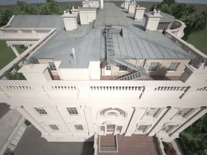 El complejo de la Casa Blanca Modelo 3D