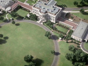 El complejo de la Casa Blanca Modelo 3D