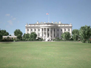 El complejo de la Casa Blanca Modelo 3D
