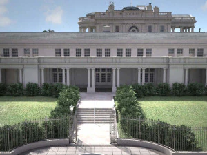 El complejo de la Casa Blanca Modelo 3D