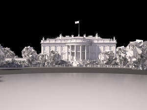 The White House Complex 3D 모델