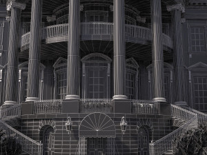 The White House Complex 3D 모델