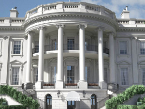The White House USA 3D 模型
