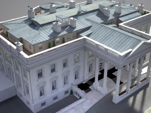 The White House USA 3D 模型