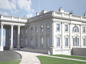 The White House USA 3D 模型