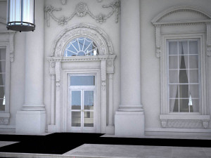 The White House USA 3D 模型