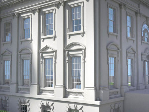 The White House USA 3D 模型