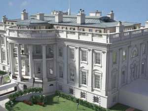 The White House USA 3D Model