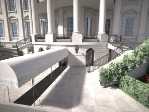 The White House USA 3D 模型