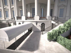 The White House USA 3D Model
