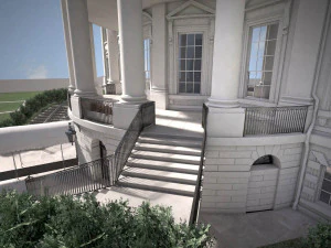 The White House USA 3D Model