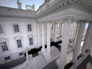 The White House USA 3D 模型