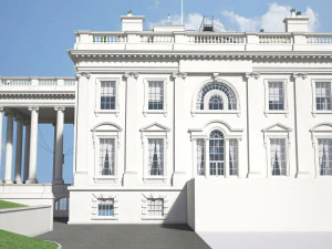 The White House USA 3D Model