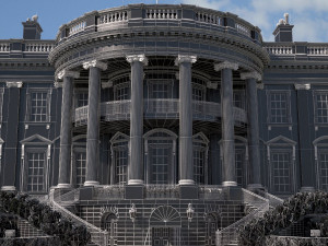 The White House USA 3D 模型