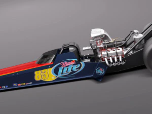 Top Fuel Dragster 3D Model