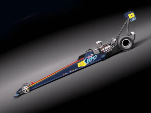 Top Fuel Dragster 3D Model