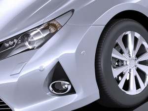 Toyota Auris Touring Sports 2015 vray 3D Model