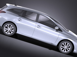 Toyota Auris Touring Sports 2015 vray 3D Model