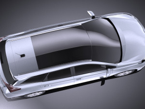 Toyota Auris Touring Sports 2015 vray 3D Model