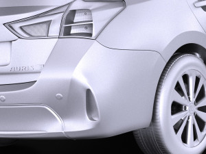 Toyota Auris Touring Sports 2015 vray 3D Model
