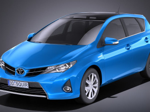Toyota Auris 2015 vray 3Dモデル
