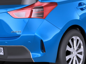 Toyota Auris 2015 vray Modelo 3D