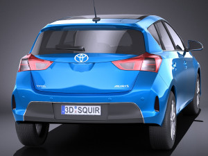 Toyota Auris 2015 vray Modelo 3D