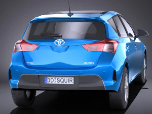 Toyota Auris 2015 vray 3D Model
