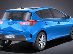 Toyota Auris 2015 vray Modelo 3D