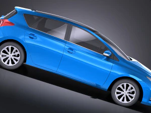 Toyota Auris 2015 vray 3D Model