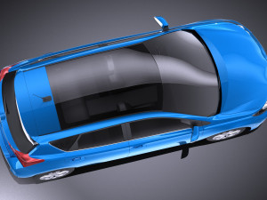 Toyota Auris 2015 vray Modelo 3D