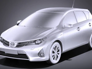 Toyota Auris 2015 vray 3D Model