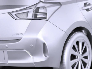 Toyota Auris 2015 vray 3D Model