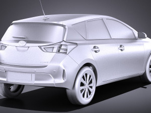 Toyota Auris 2015 vray Modelo 3D