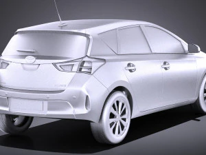 Toyota Auris 2015 vray 3D Model
