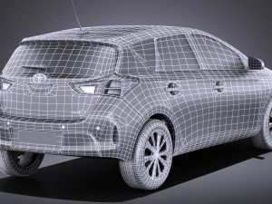 Toyota Auris 2015 vray Modelo 3D